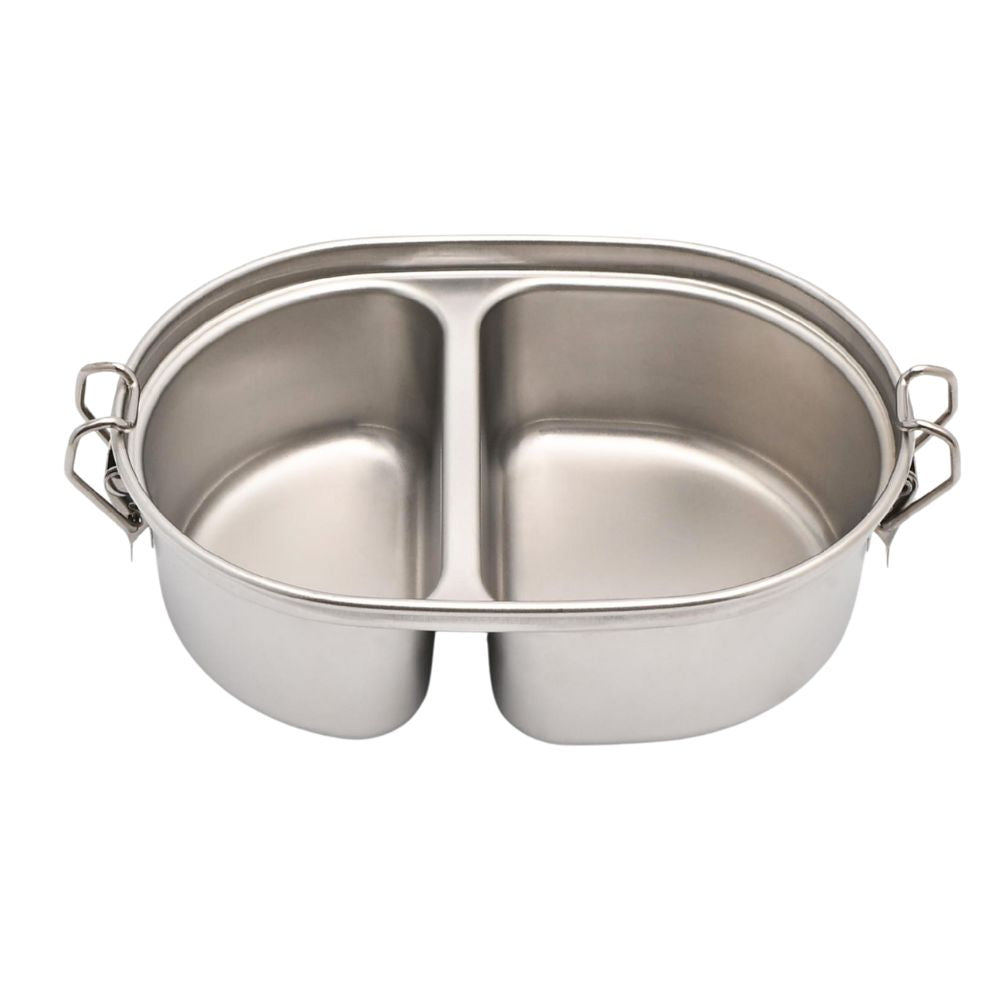 EcoCocoon 2 Compartment Classic Snack Pot 500ml