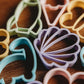 Eco Cutter Set - Playdough Assorted Colour Shapes (set of 10)