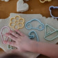 Eco Cutter Set - Playdough Assorted Colour Shapes (set of 10)