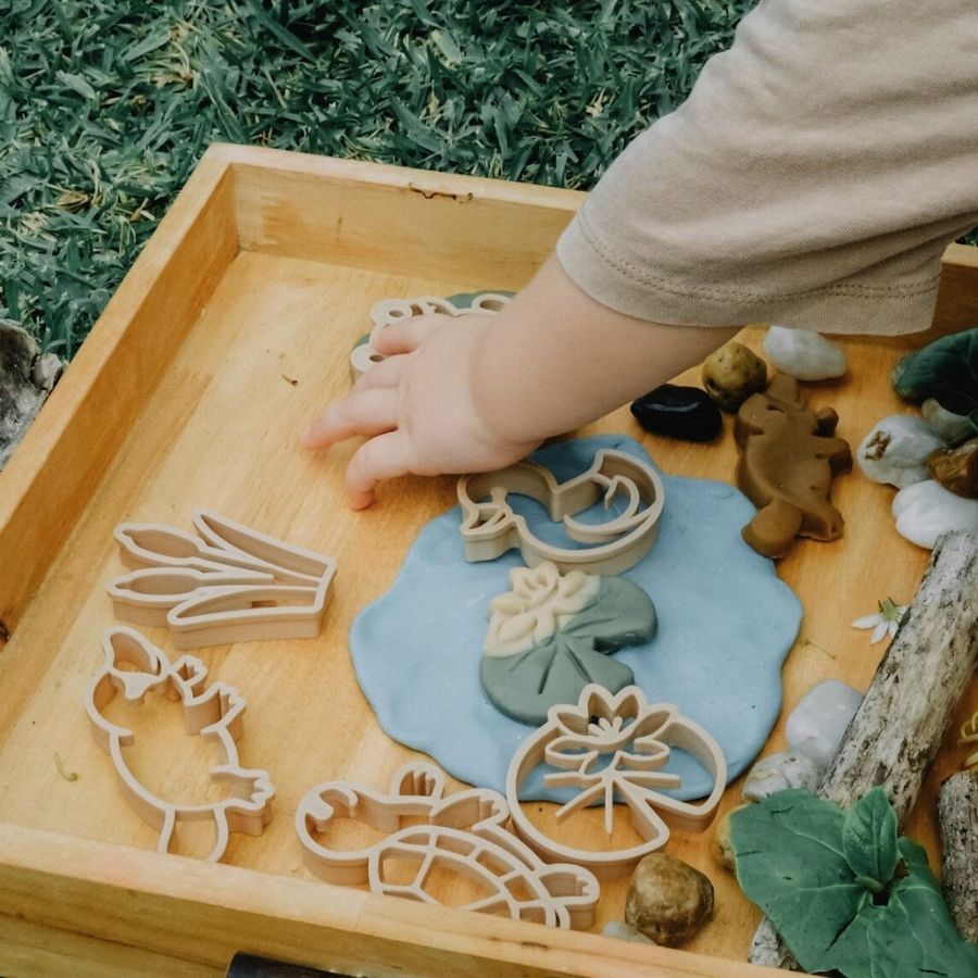 Cookie Cutter / Play Dough Cutter Set - Pond Life (set of 6)