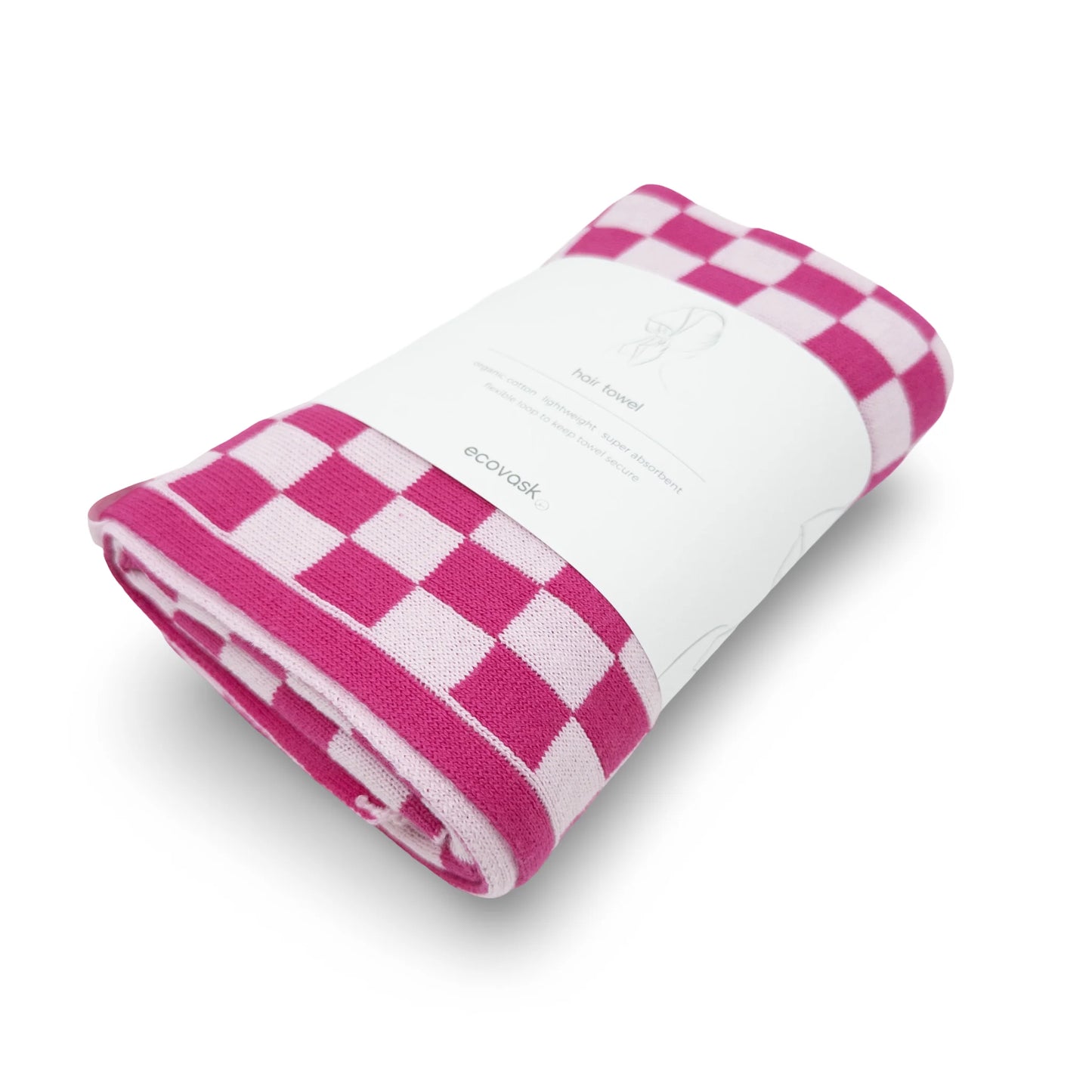 Ecovask Travel Towel & Hair Wrap - Organic Cotton