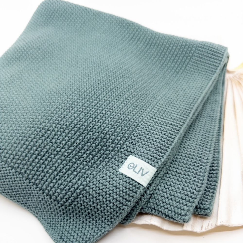 Ecovask Cot / Pram Blanket Organic Cotton