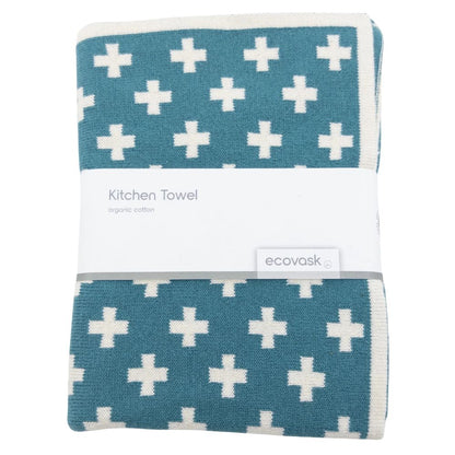 Ecovask Kitchen Tea Towel Single Organic Cotton