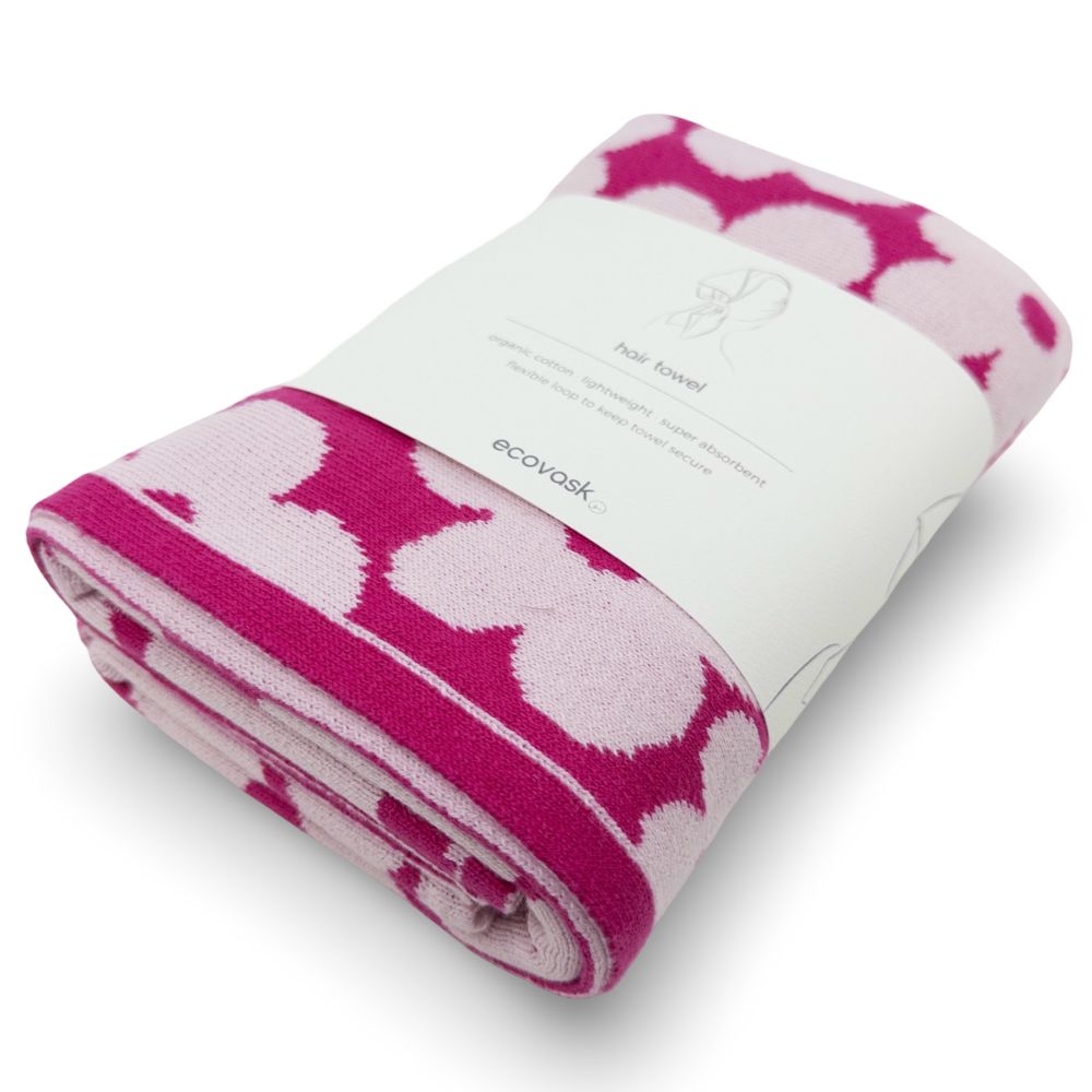 Ecovask Travel Towel & Hair Wrap - Organic Cotton