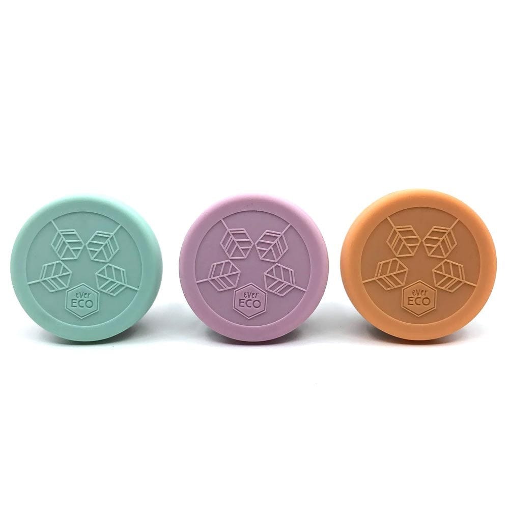 Ever Eco Stainless Steel Round MINI Containers Set of 3 60ml