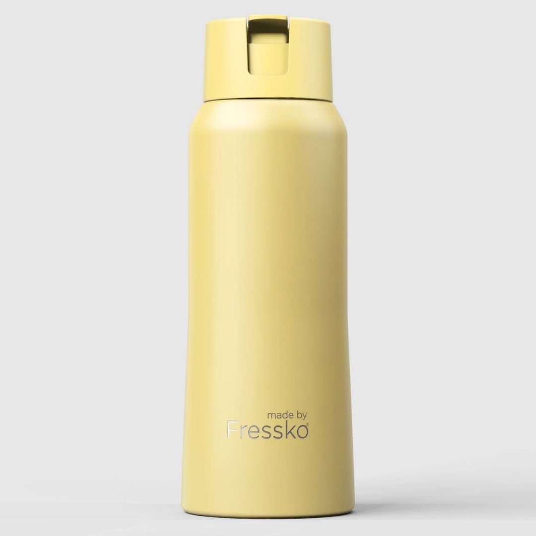 Fressko Insulated Stainless Steel Bottle Flip Straw Ceramic Lining 1L