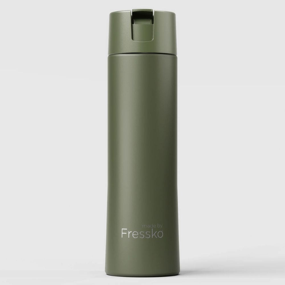 Fressko  Insulated Stainless Steel Bottle Flip Straw Ceramic Lining 660ml