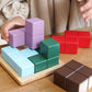 Geni Toys Wooden Challenge Cube Puzzle Blocks