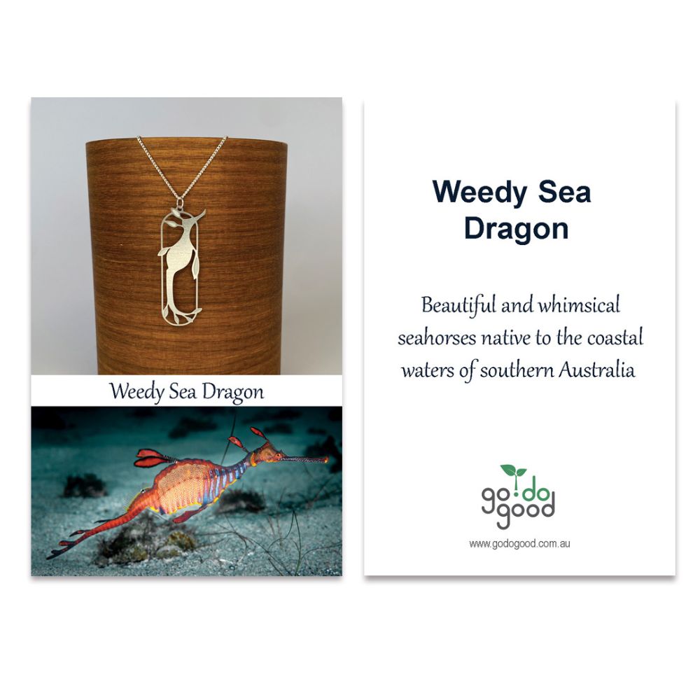 Go Do Good Hook Earrings - Australian Weedy Sea Dragon