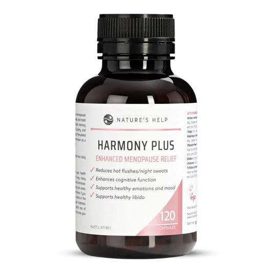 Nature's Help Harmony Plus Enhanced Menopause Relief 120 caps
