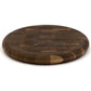 Sands Made Endgrain Wooden Chef Block - Smoked Oak (Round Small)