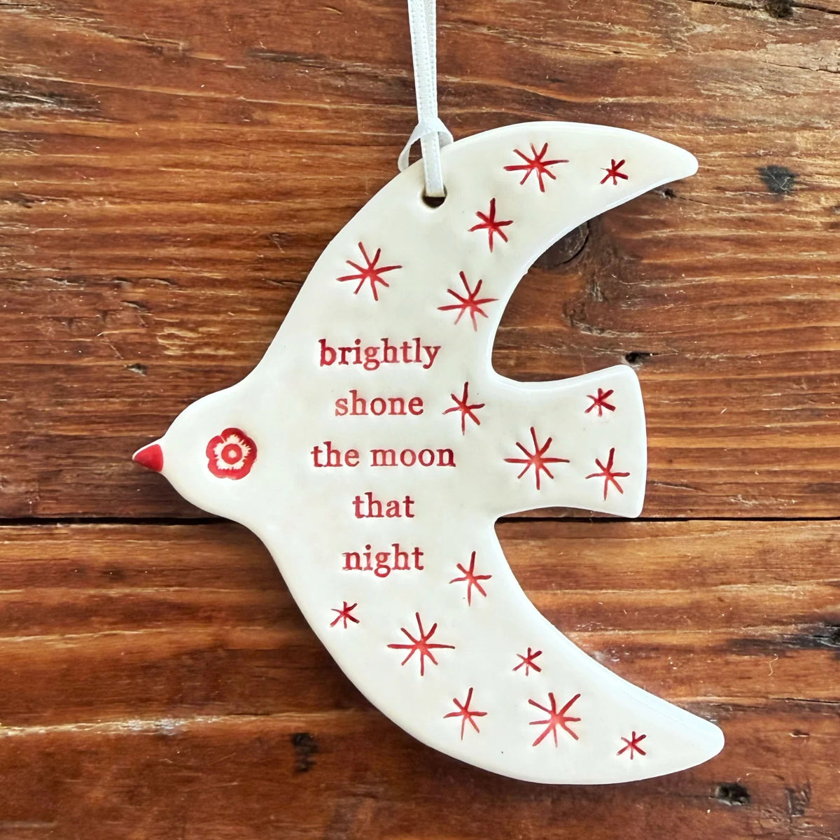 Paper Boat Press Christmas Ornament - Bird Moon