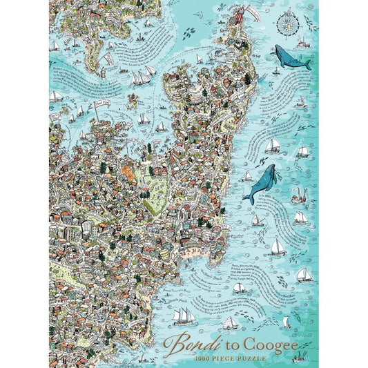 Jigsaw Puzzle 1000 Pieces - Bondi to Coogee