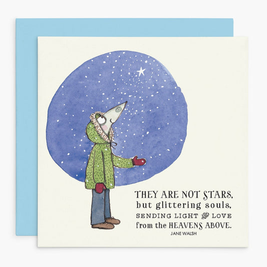 Twigseeds Sympathy  Card - They Are Not Stars...