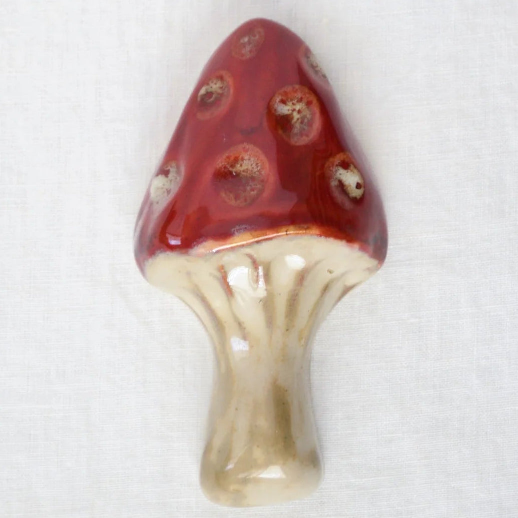 Kim Wallace Ceramic Wall Hanging - Mushroom Medium