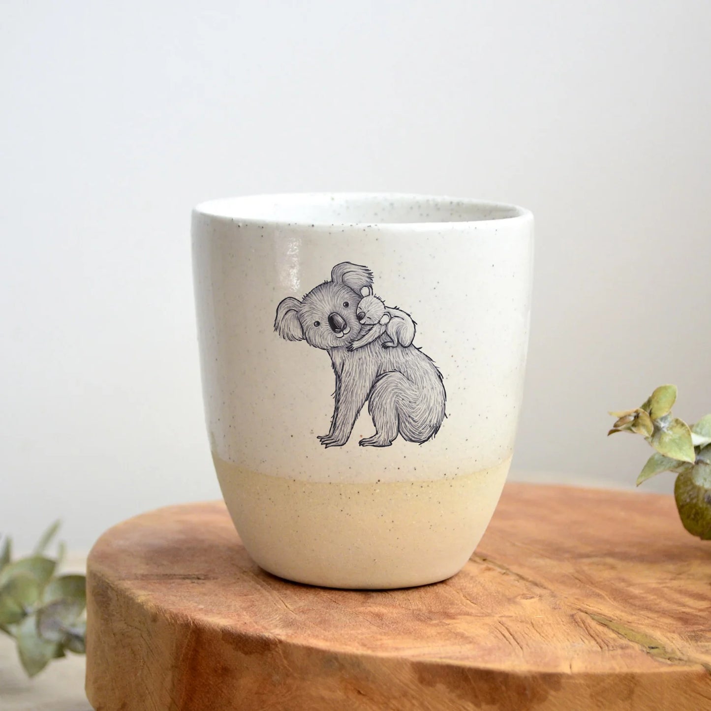 Kim Wallace Ceramic Cup 12oz - Artist Renee Treml