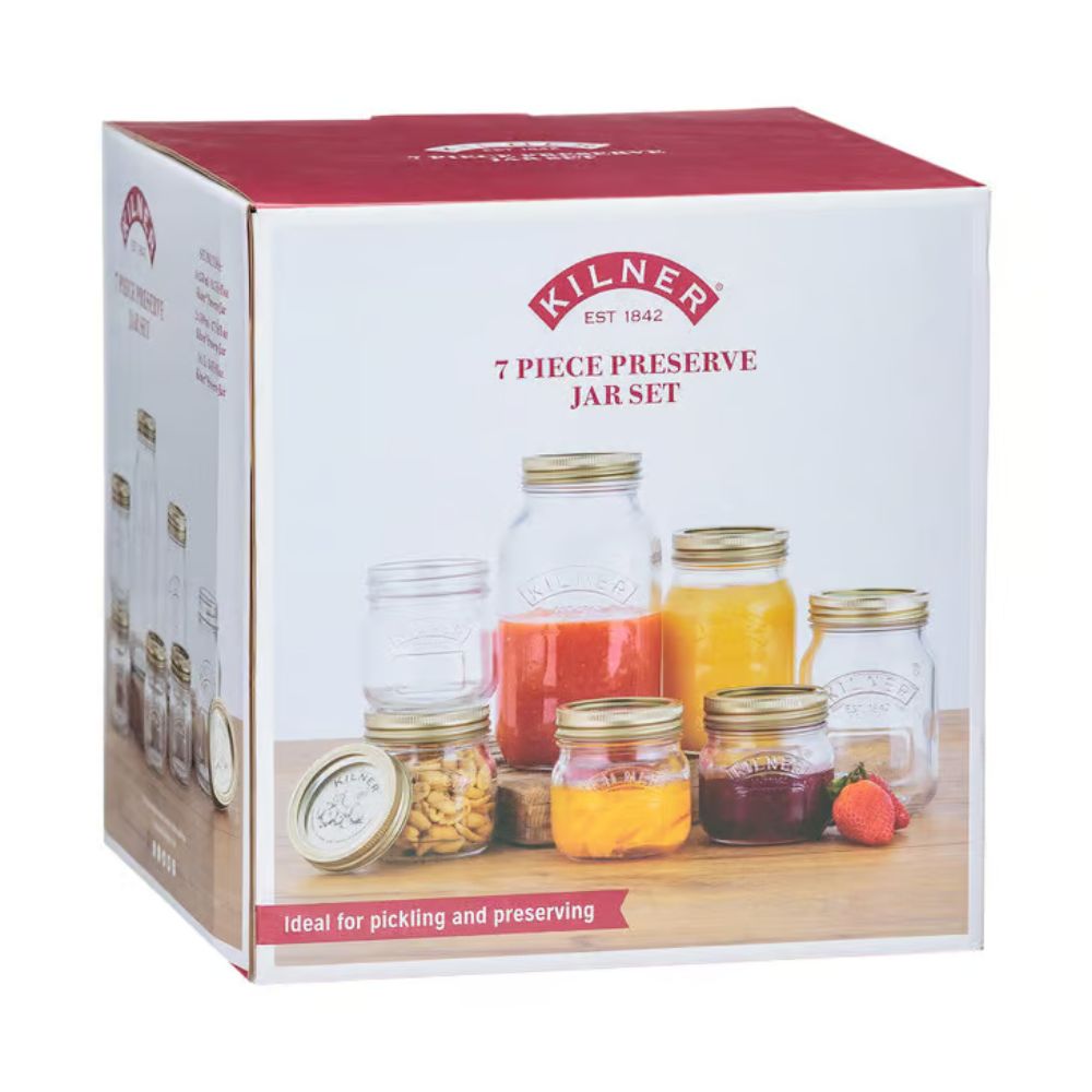 Kilner Preserving 7 Piece Jar Set