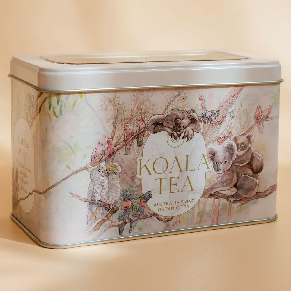 Koala Tea Gift Tin Forest - Organic Tea Bags Selection (25 pack)