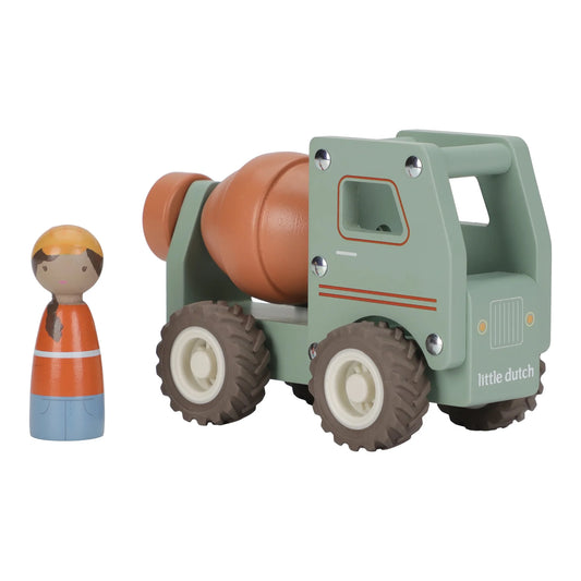Little Dutch Wooden Cement Truck