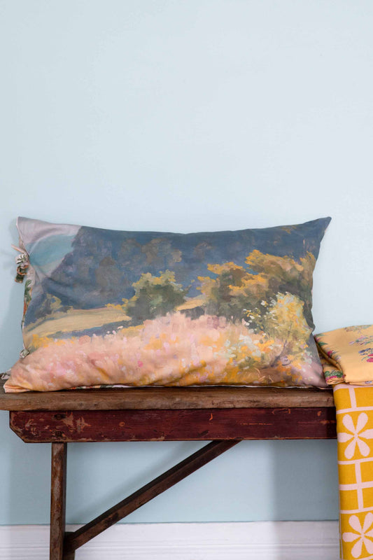 Lazybones Organic Cotton Pillowcase Set - Landscape