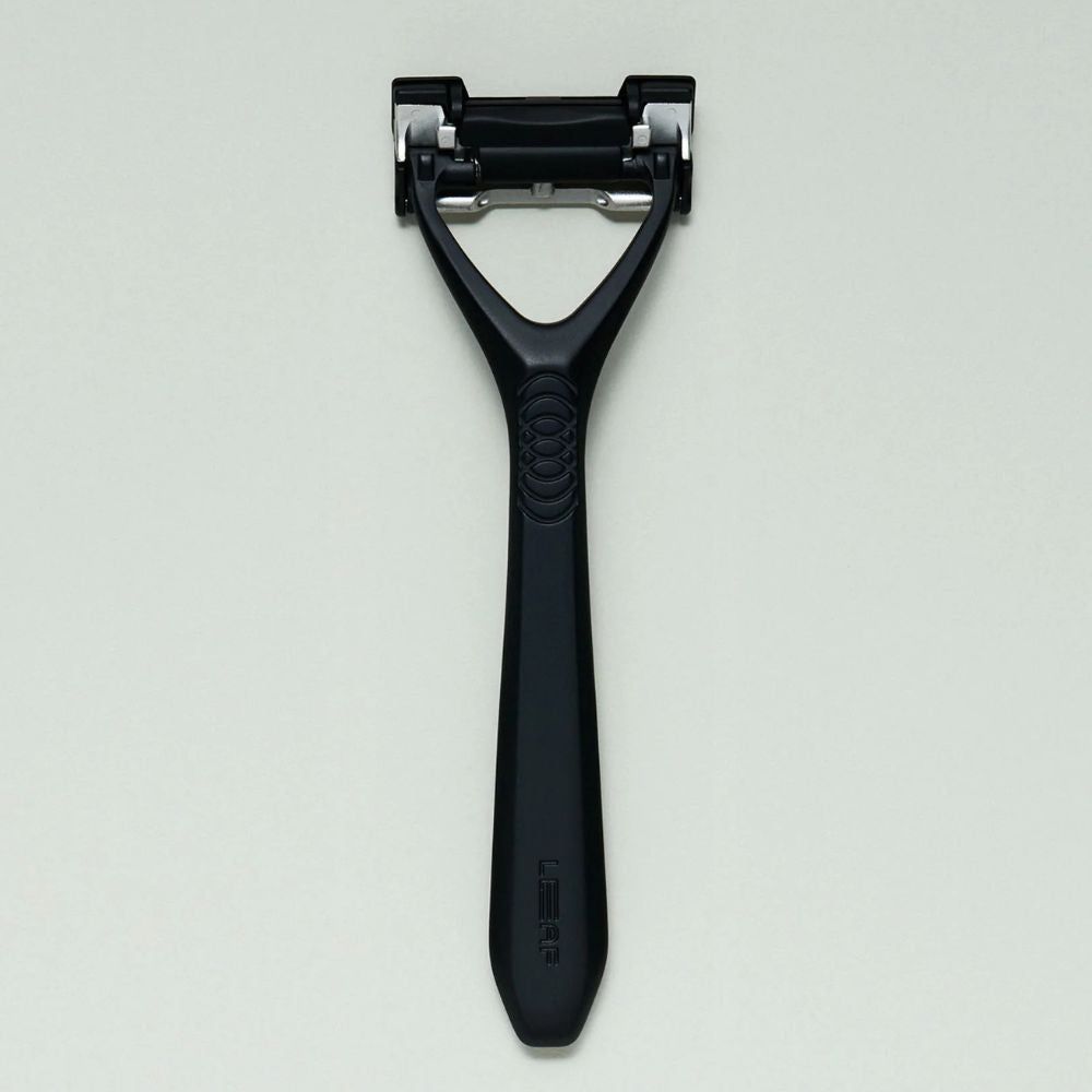 Leaf Shave 2-Blade Reusable Pivoting Safety Razor (10pk Blades)