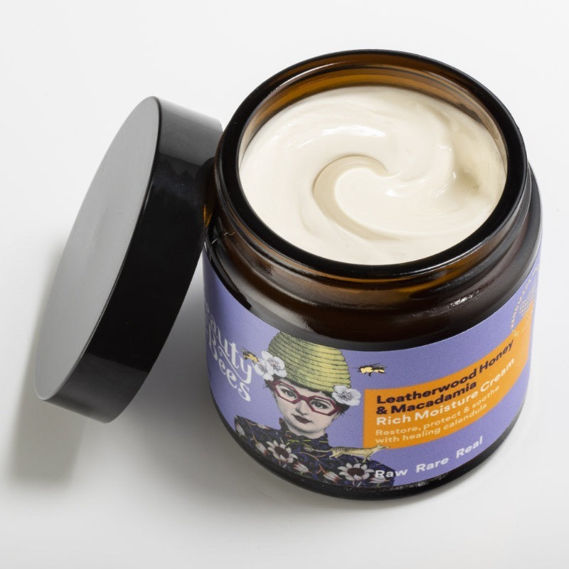 Beauty & the Bees Rich Moisture Cream 120ml - Leatherwood Honey & Macadamia