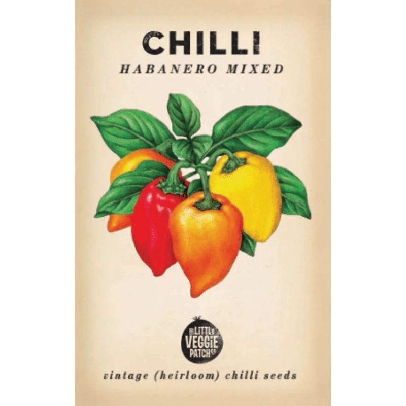 Little Veggie Patch Heirloom Seeds - Chilli (Habanero Mixed)