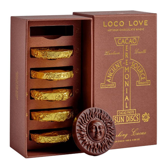 Loco Love Cacao Sun Discs (pack 6 discs) approx 198g