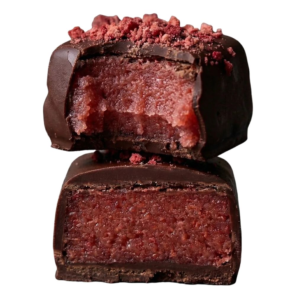 Loco Love Strawberry Vanilla Burst Vegan Chocolate - Single 35g