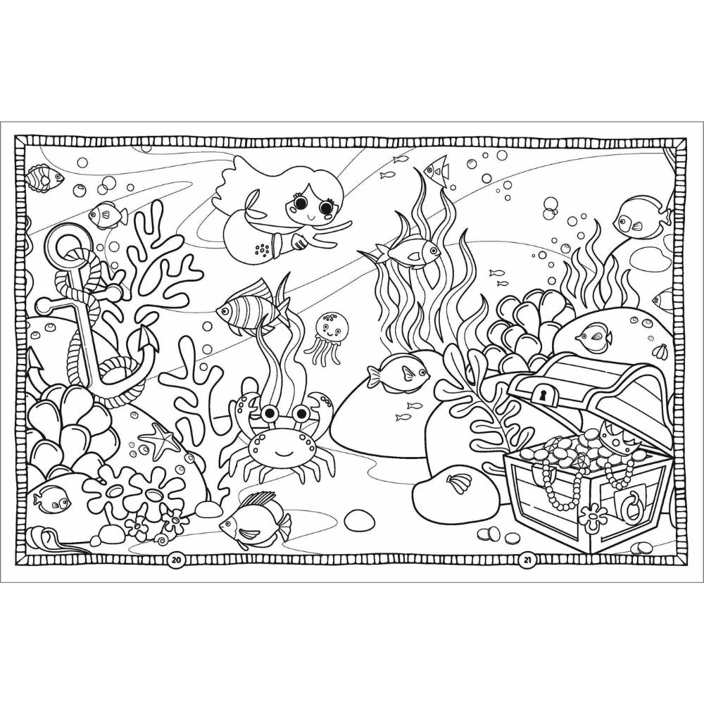 Lots of Things to Do and Colour - Unicorns, Enchanted Lands and Sweet Treats PINK