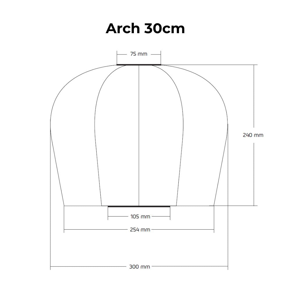 Lumiz Outdoor LED Solar Lantern - Arch 30cm