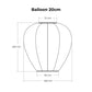 Lumiz Outdoor LED Solar Lantern - Balloon 20cm