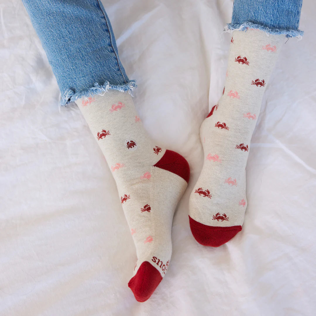 Conscious Step Socks that Protect Oceans - Crabs