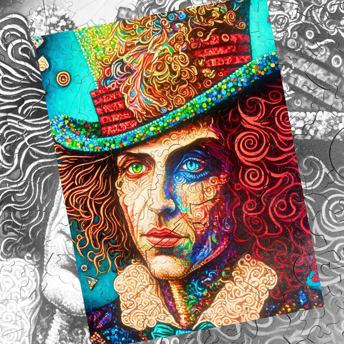 Twigg Puzzle Wooden Jigsaw Puzzle 282 Pieces - Mad Hatter