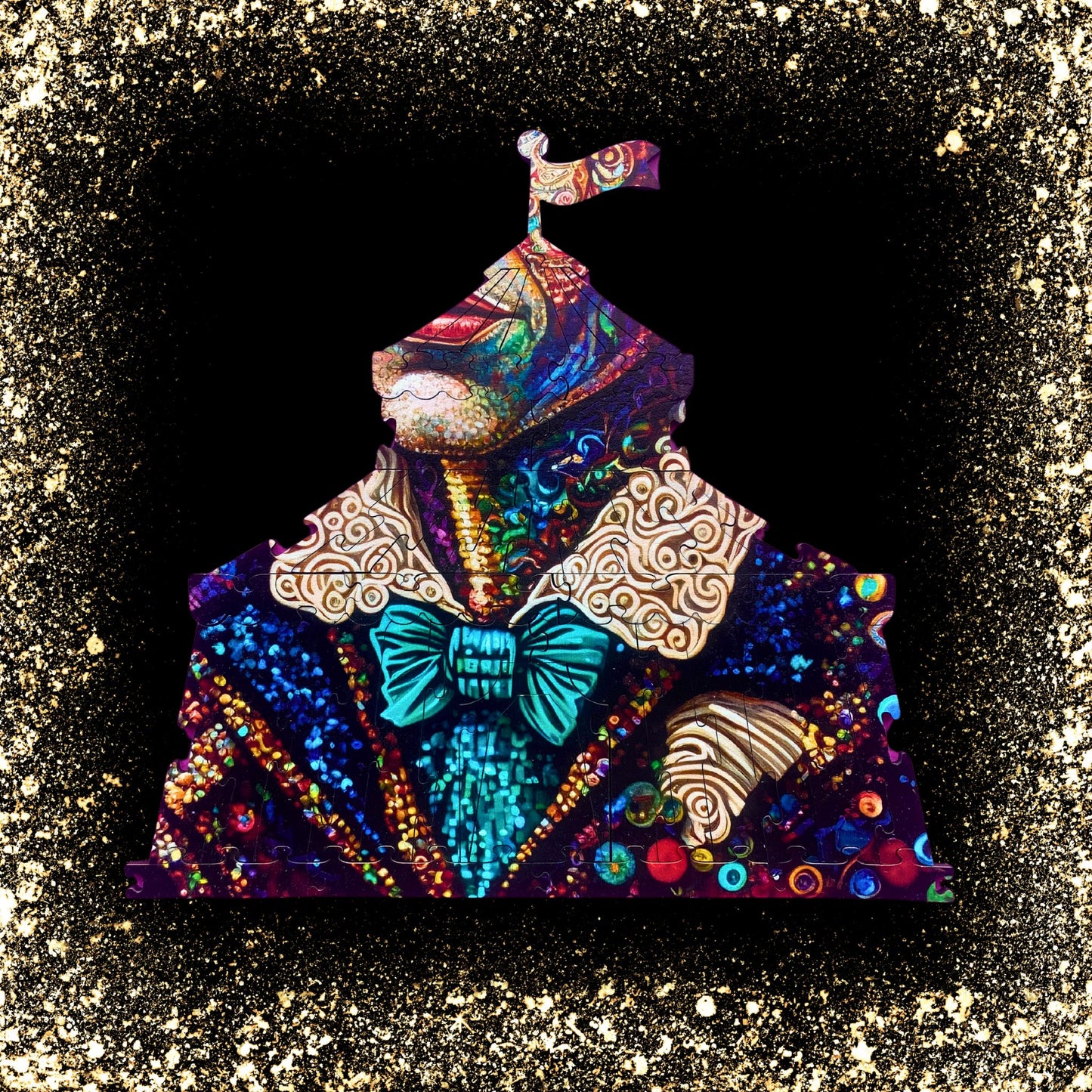 Twigg Puzzle Wooden Jigsaw Puzzle 282 Pieces - Mad Hatter