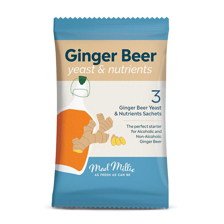 Mad Millie Ginger Beer Yeast 3pk