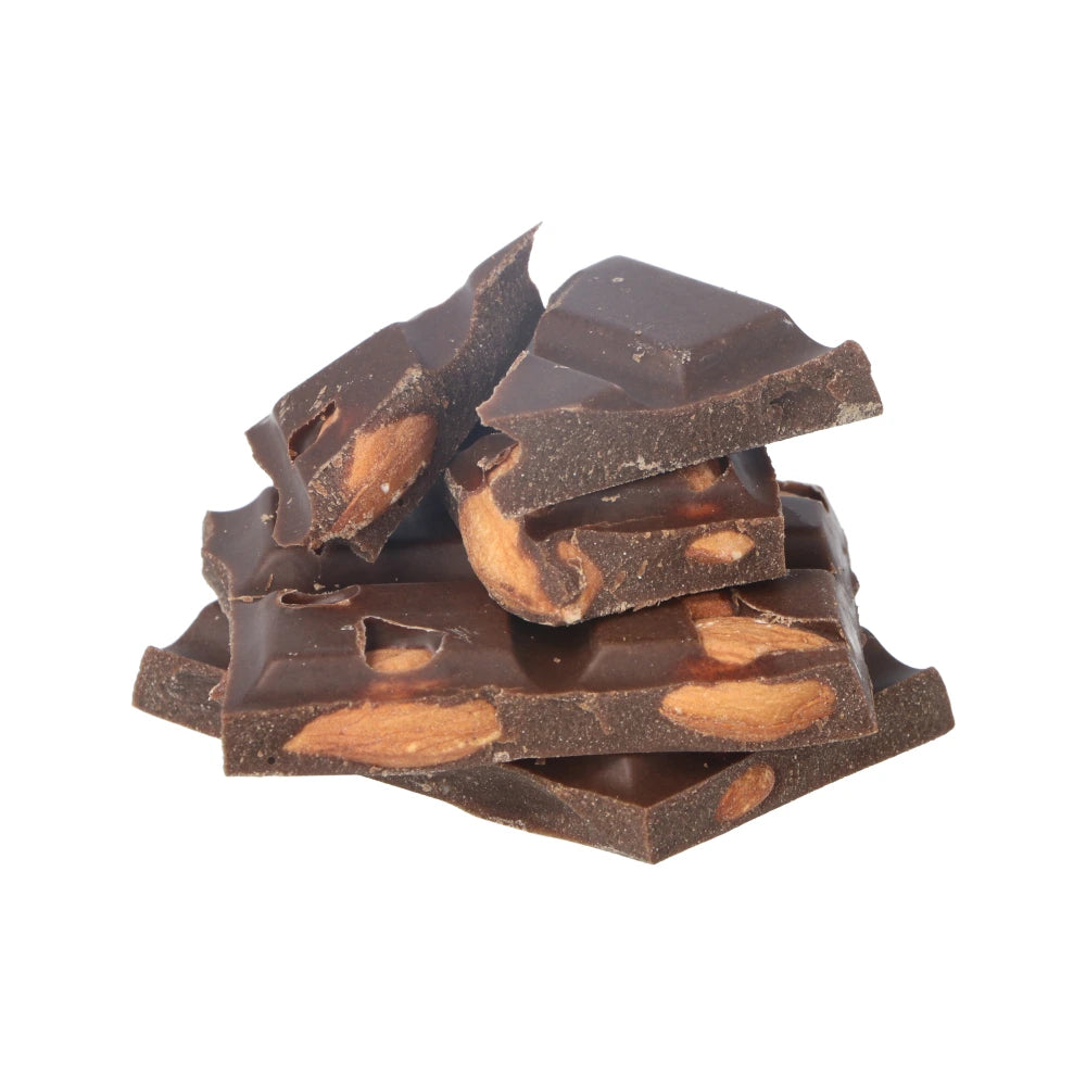 Maple Moon Organic Carob Bar 90g - Salted Almond