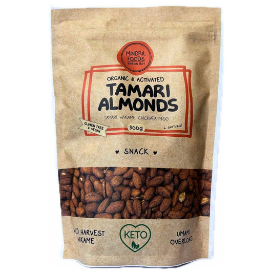 Mindful Foods Organic & Activated Tamari Almonds 300g