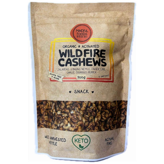 Mindful Foods Organic & Activated Wildfire Cashews 300g