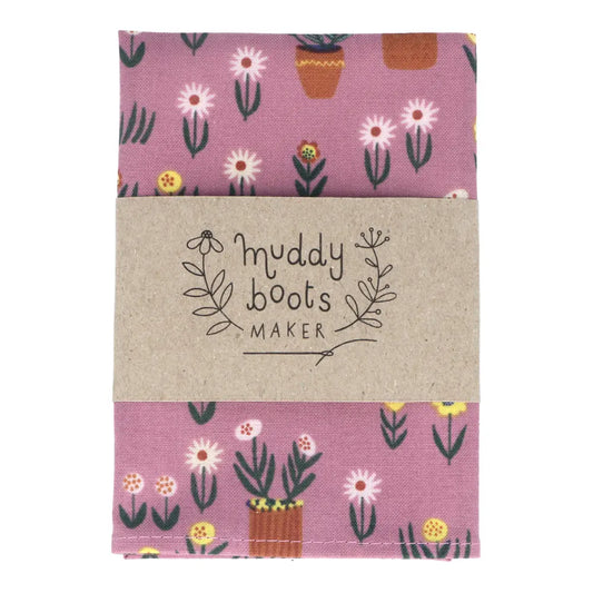 Organic Cotton Handkerchief - Pot Plants