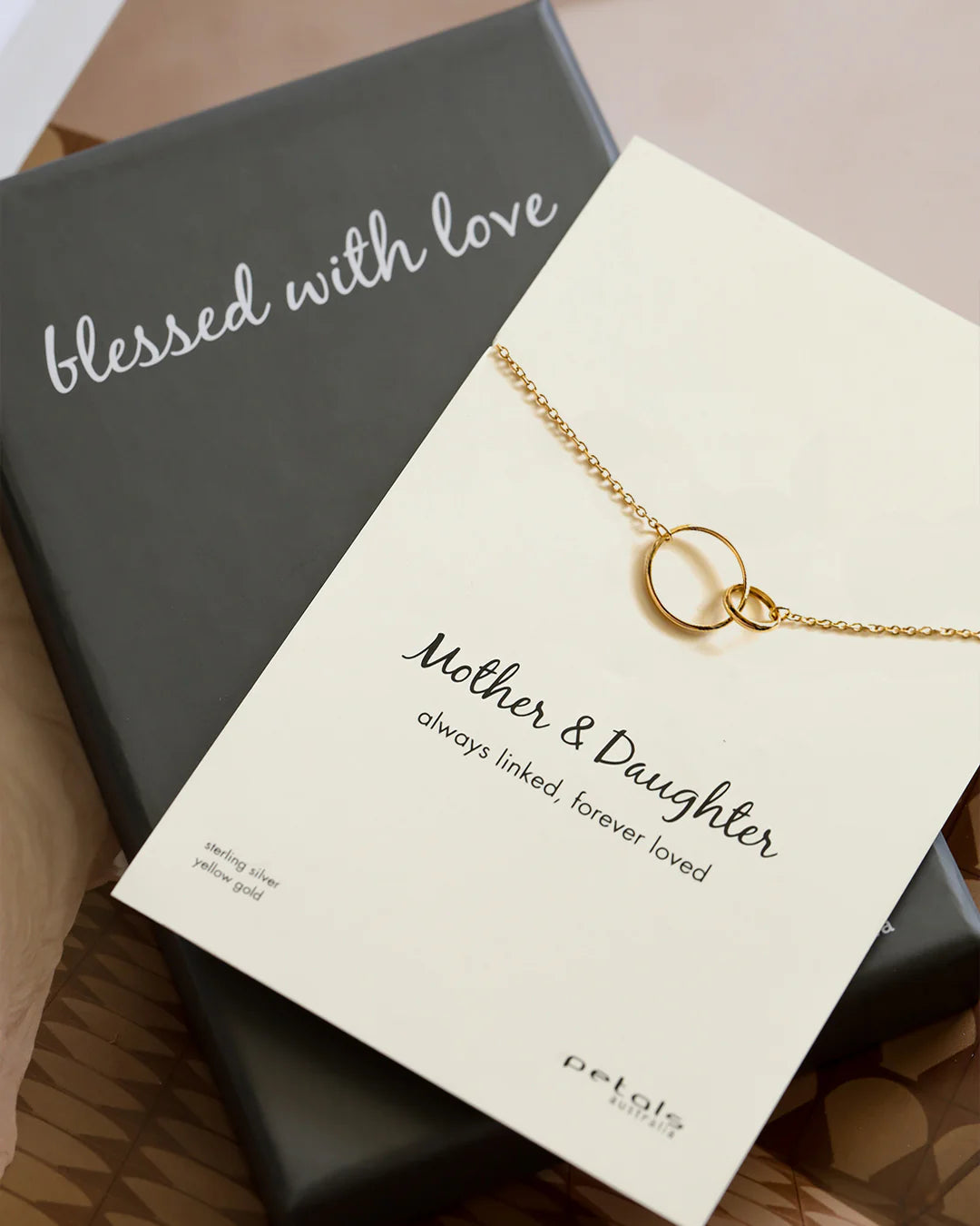 Petals Big Sister Little Sister Necklace