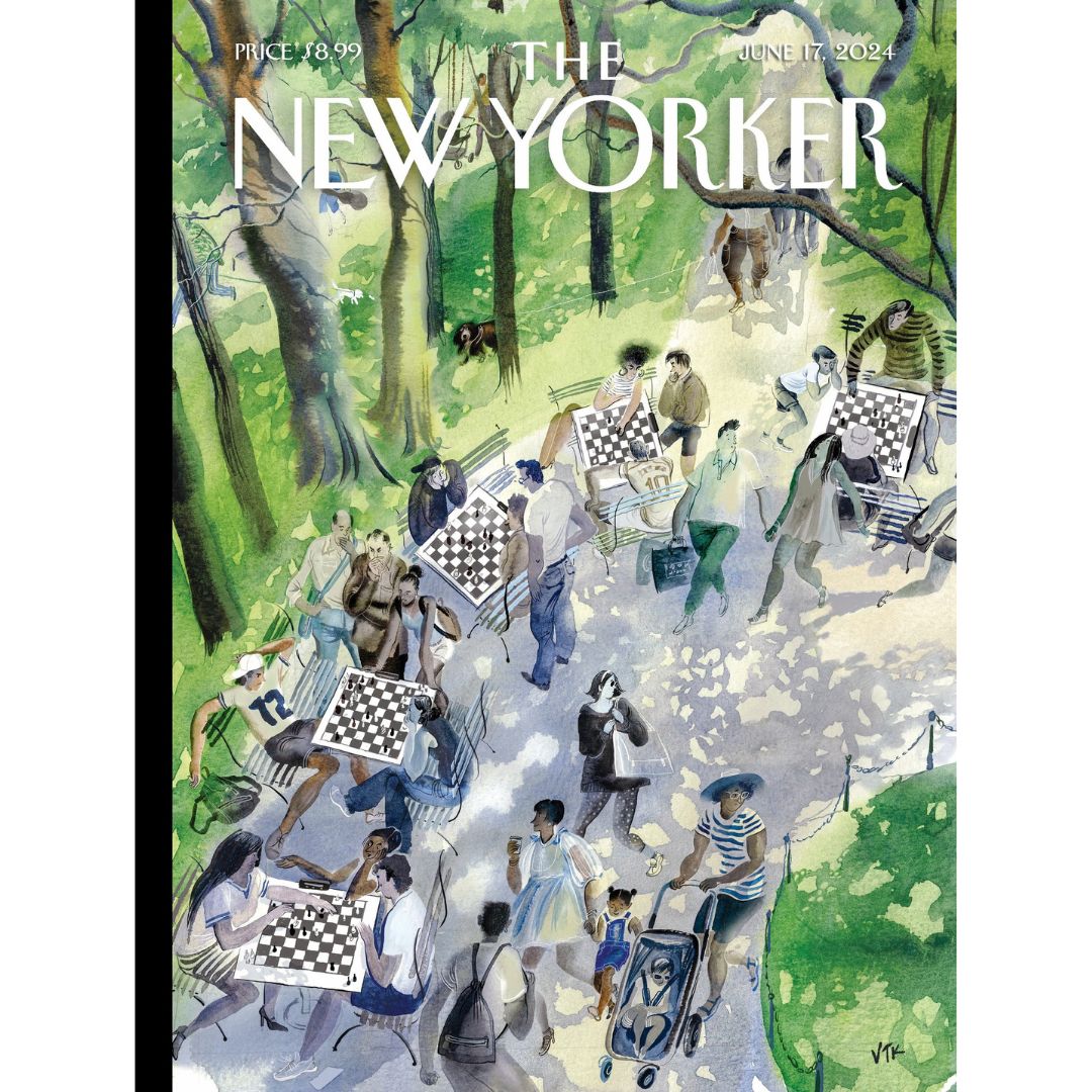 New York Puzzle Co. Jigsaw Puzzle 1000 Piece - Pawns In Park