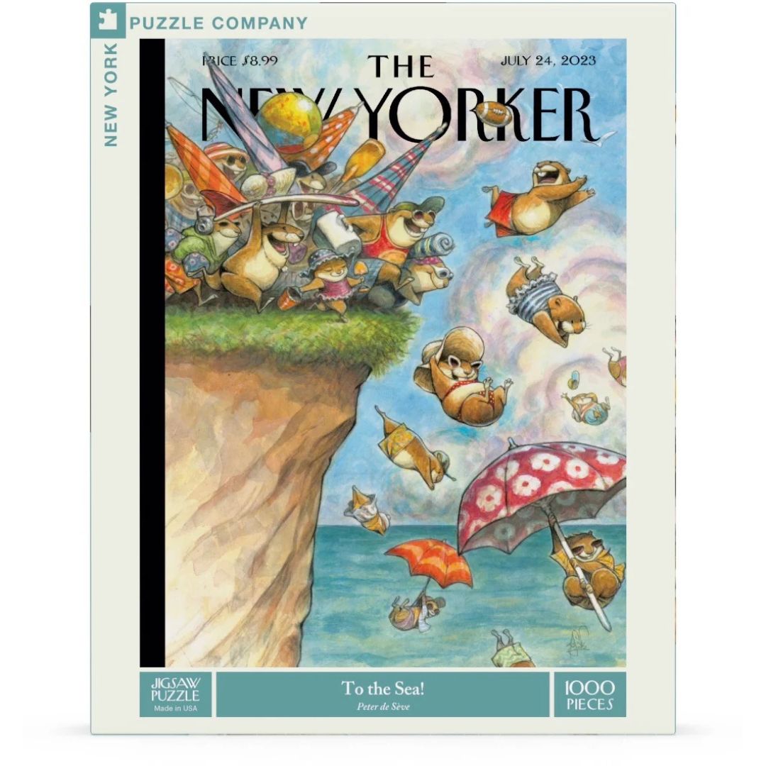 New York Puzzle Co. Jigsaw Puzzle 1000 Piece - To The Sea