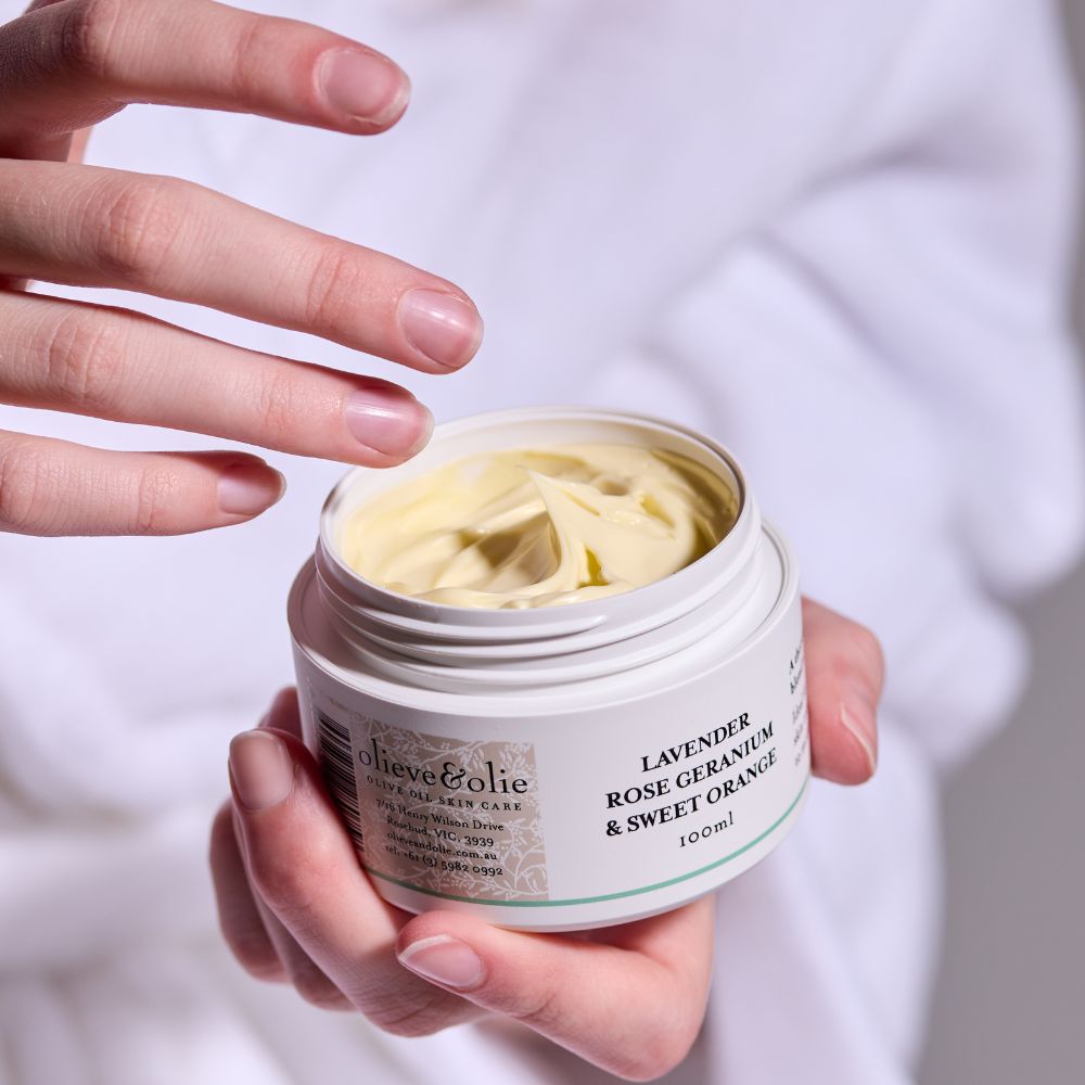 Olieve & Olie Body Butter 100ml - Lavender, Rose Geranium & Sweet Orange