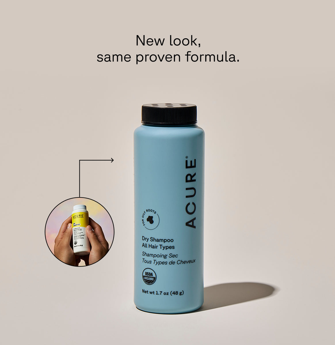 Acure Dry Shampoo for All Hair Types 48g