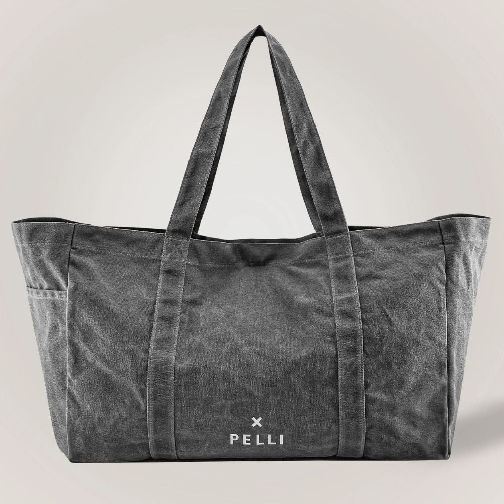 Pelli Beachy Keen Waxed Canvas Beach Bag