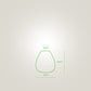Matteurs Cotton Stone Vase - Tear (leaf texture)