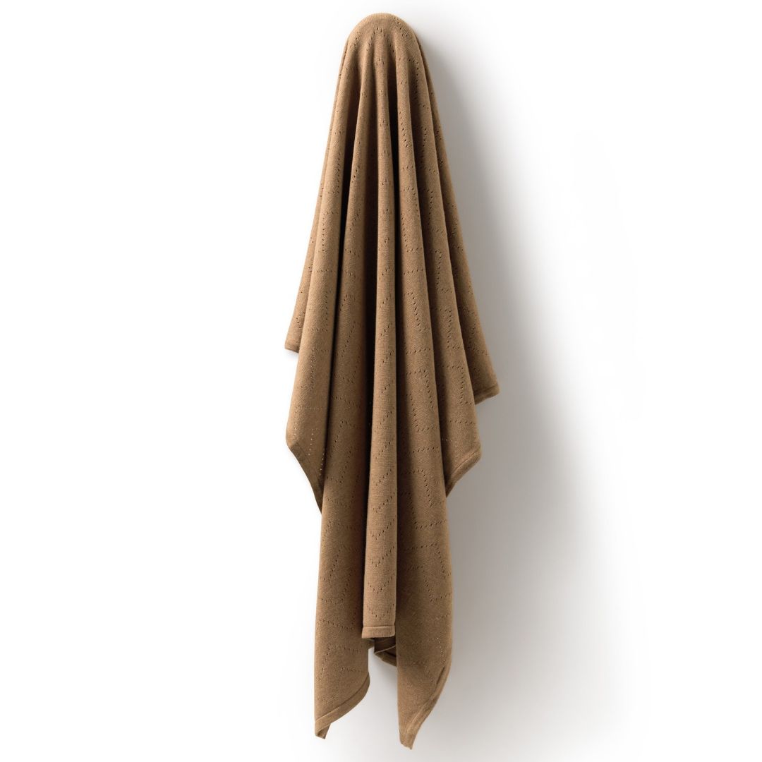 Wilson & Frenchy Organic Cotton Knitted Blanket