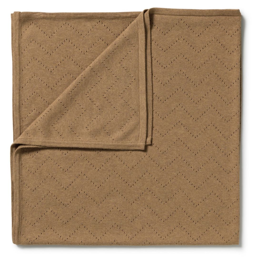 Wilson & Frenchy Organic Cotton Knitted Blanket