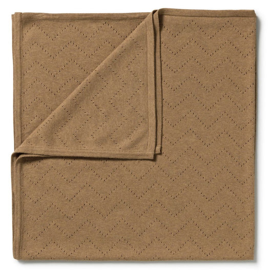 Wilson & Frenchy Organic Cotton Knitted Blanket